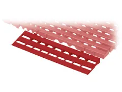 Randlijst Hd-pe Lxbxh 400x110x25mm Roodbruin