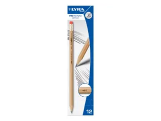 Grafietpotlood met gum LYRA Pro Natura Office HB 12 stuks - 2
