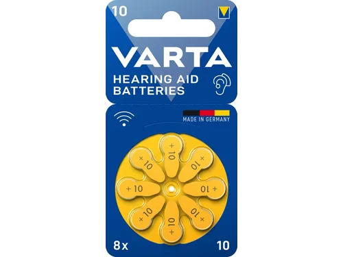 Batterij VARTA hoortoestel 8x 10