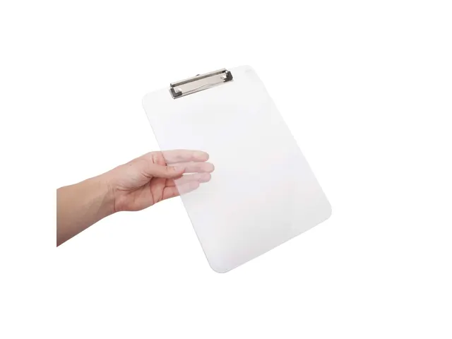 Klembord MAUL A4 staand PS transparant