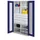 Materiaalkast Scheidingswand 1950x1000x600mm 6legborden 8laden Ral5010