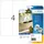 HERMA 10909 Power Etiketten A4 105x148mm Wit 100 stuks