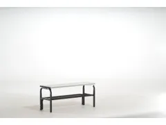 omkleedbank,HxL 450x1015mm,alu. lijsten,frame poedercoat.,RAL7016