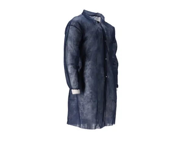 Blouse visiteur PP Non tissé Taille L Bleu 100 pcs