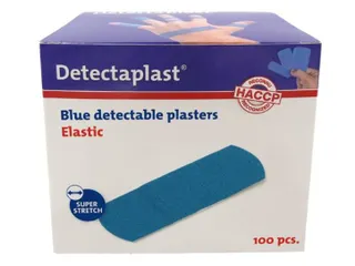 Detectaplast 8240 Textielpleister Elastisch Blauw 19x72mm 100 Stuks - 2
