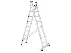 multifunctionele reformladder,2x8,sporten,balk L 4,18m,aluminium