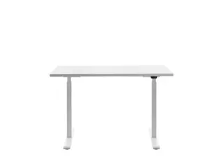 Elektrisch ihv bureau,HxBxD 700-1200x1200x600mm,blad wit,T-voet wit - 1