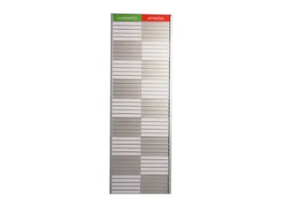 Menoor In-Uit bord 45 namen Aluminium Aanwezig/Afwezig Groen/rood - 1