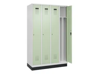 locker voor scheiding van kleding,HxBxD 1950x1200x500mm,4vak - 1