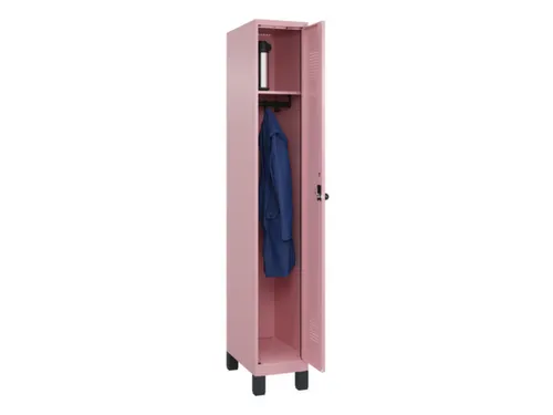 locker,HxBxD 1950x300x500mm,1vak,vak B 300mm,draaigrendel,voeten