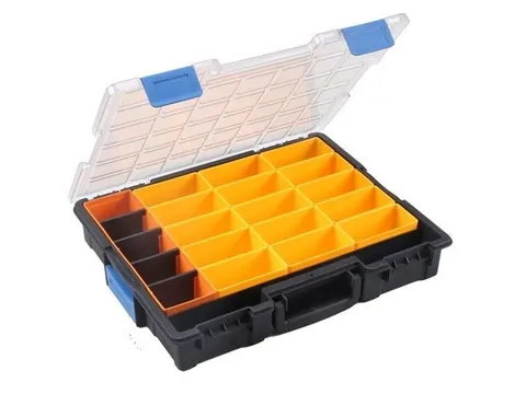 Assortimentskoffer,type 6,HxBxD 76x440x335mm,kunststof,koffer zwart