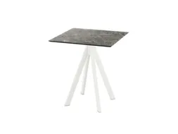 bistrotafel,HxBxD 730x700x700mm,rechthoekig,4voeten wit