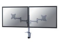 Support écran Newstar D1330d 2x10-27 inch Avec Pince Argent