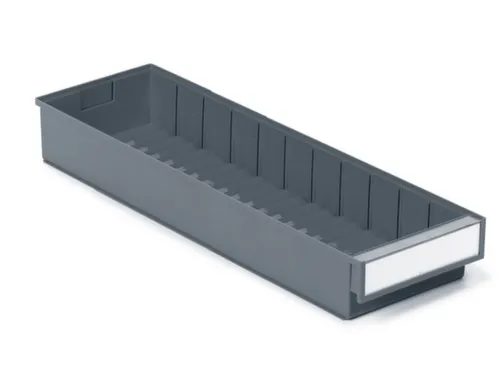 stellingbak,HxBxD 82x186x600mm,PP,grijs