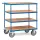 Zware Tafelwagens 2442 600kg 4 Etages 1000x700mm Houten Plaat