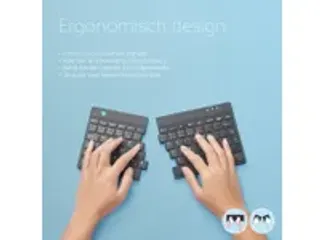 OUTLET Split Break V2 ergonomisch toetsenbord Qwerty US Zwart bedraad - 4