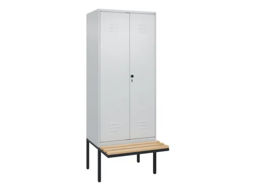 locker voor scheiding van kleding,HxBxD 2120x800x815mm,2vak