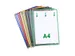 Zichtpaneel Tarifold A4 verticaal 230x343mm Assorti 10 stuks