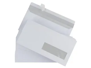 Enveloppen Gallery 110x220mm Venster Rechts 30x100mm Zelfklevend - 1