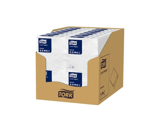 Tork 509335 Lunchservet wit 1-Laags Wit