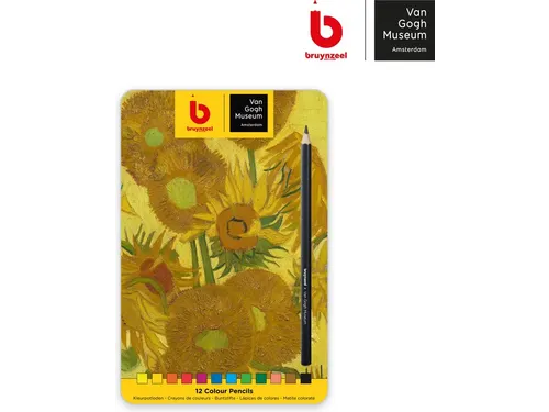Kleurpotloden Bruynzeel Van Gogh Museum assorti blik à 12 stuks