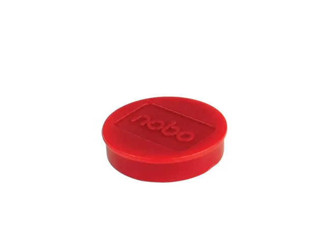 Magneet Nobo 30mm rood 4 stuks