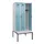 locker met bank,HxBxD 2120x900x815mm,3vak,vak B 300mm,draaigrendel
