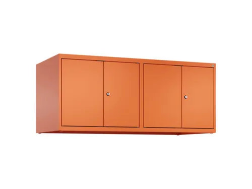 opzetkast,v. locker voor scheiding van kleding,4vak.,vak B 300mm