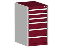ladekast HxBxD 900x525x525mm 6laden romp RAL7035 front RAL3004