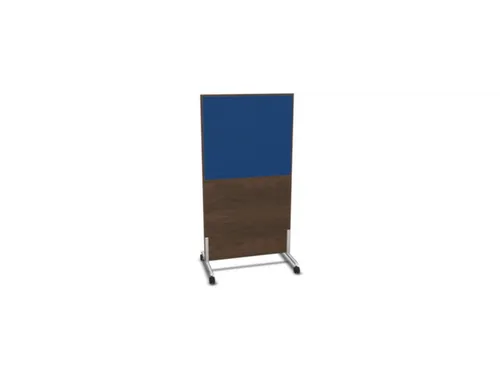 scheidingswand,HxB 1545x800mm,NV bruin hickory,BN6016-blauw