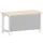 achterwandlijst,v. werkbank,HxBxD 662x2000x24mm,lichtgrijs