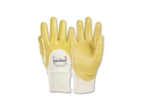 KCL Sahara 100 katoenen handschoenen, nitril gecoat, maat 09, 100 paar