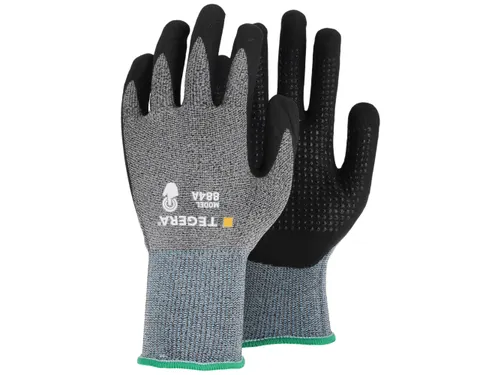 Tegera 884A hittebestendige handschoenen, zwart/grijs, maat 9, per 12