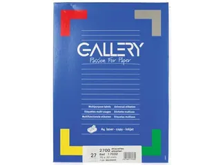 Gallery Witte Etiketten 70x32 mm - 1