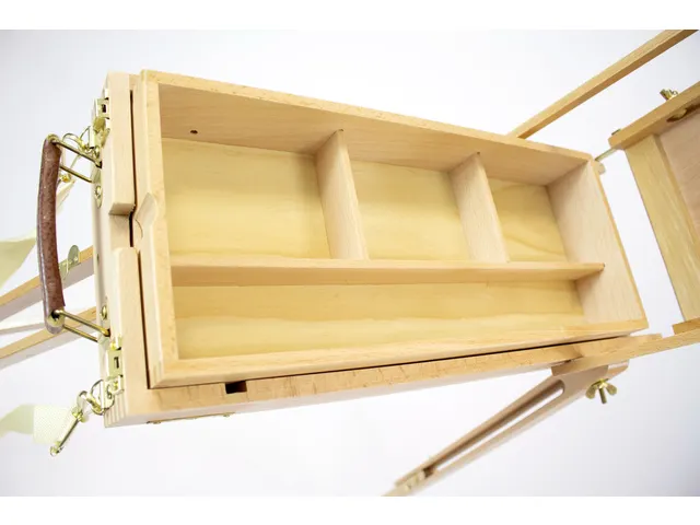 Chevalet de terrain Kangaro bois de hêtre Pour toile jusqu'à 85 cm.