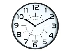 Wandklok Unilux Pop zwart