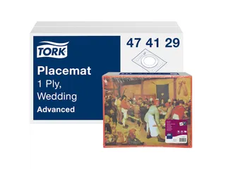 Tork 474129 Placemat Wedding 1-laags 30x42cm 2500 Stuks - 1