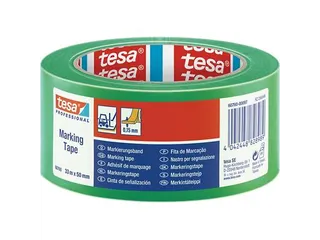 Markeringstape Tesa 60760 PVC 50mmx33m groen - 2