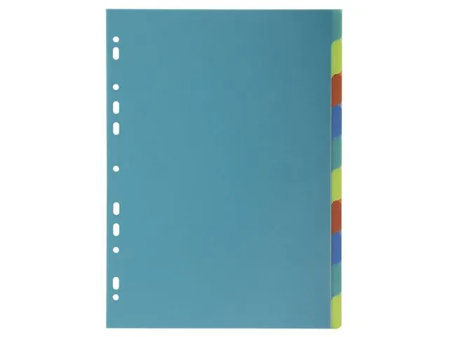 Exacompta Tabbladen PP Gerecycleerd Forever 10-Delig A4 11-Gaats Assor