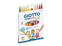 Viltstift Giotto Turbo Color skin tones 12st