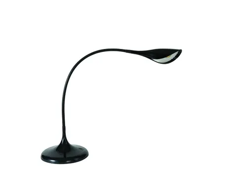 Ledarum LED-bureaulamp zwart flexibele arm en kap