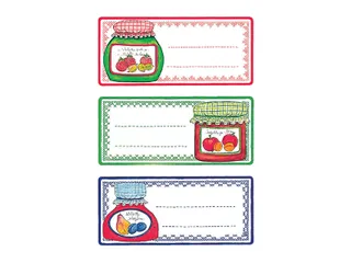 Keuken Etiket Herma 3766 Weckpot 4 vel/ 12 etiketten - 1