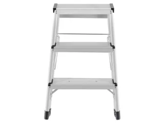 vouwtrapje bordes H 600mm 2x3treden HxBxD 600x445x640mm aluminium - 4