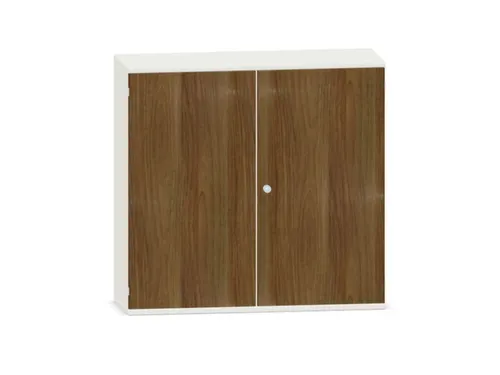 kantoorkast,HxBxD 1150x1200x430mm,decor romp wit,decor front noten