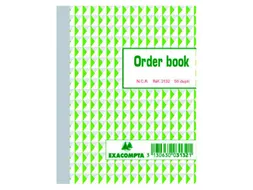 Orderboek Exacompta 135x105mm 50x2vel