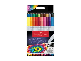 Viltstiften Faber-Castell Grip Bold kartonetui 20 stuks - 1