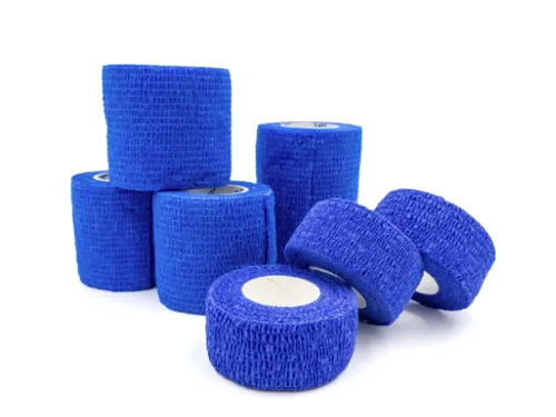 Detectaplast Zelfhechtende snelpleister rol à 7cm x 4,5mtr Blauw