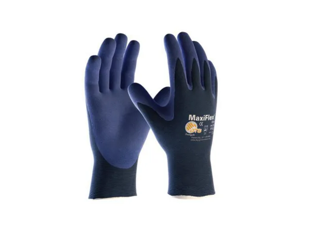 ATG MaxiFlex Elite 34-274 nitril precisiehandschoenen, blauw, maat 6,