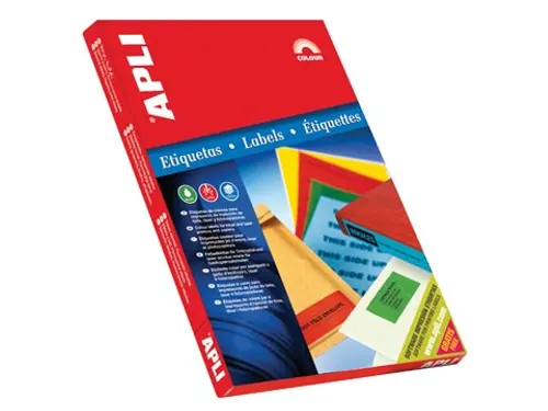Etiket Apli Groen 70x37mm