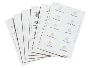 Kaart Durable 1451 Badgemaker Congresspeld 30x60mm - 4